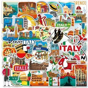 Italy Assorted Italian Themed Stickers
